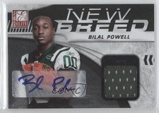 2011 Donruss Elite New Breed Jersey Signatures 18/25 Bilal Powell #5 Auto 0a7