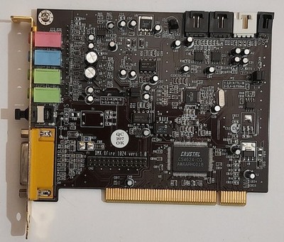 Terratec DMX XFire 1024 PCI Soundkarte (Crystal CS4624-CQ, retro, 2000)