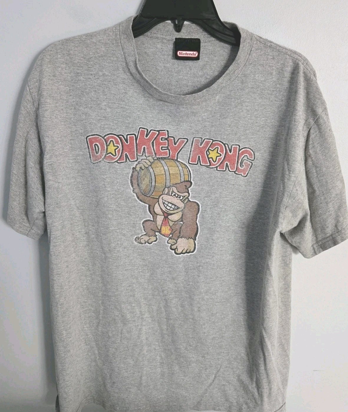 Vintage Nintendo Donkey Kong T Shirt Y2K Graphic Tee Video Game Retro Large  301