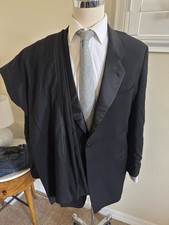 Giorgio Armani Mani Vintage Tuxedo 100 Wool Made in Italy Black Size 44L