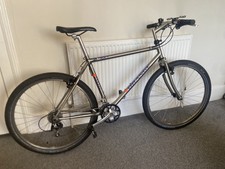 Vintage silver/steel Orange P7 Mountain Bike MTB 18" + FREE accessories!