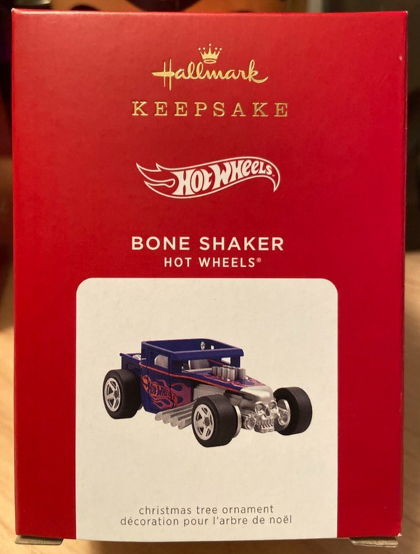 2021 Hallmark *Bone Shaker* Hot Wheels  Keepsake Ornament