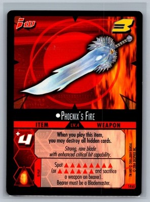 .hack ENEMY TCG Phoenix's Fire #5R65 Rare CCG DOT Breakout