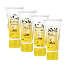 Lacto Calamine Daily Sunshield Look Sunscreen LotionSPF50 Parabe Pack of 4 50g