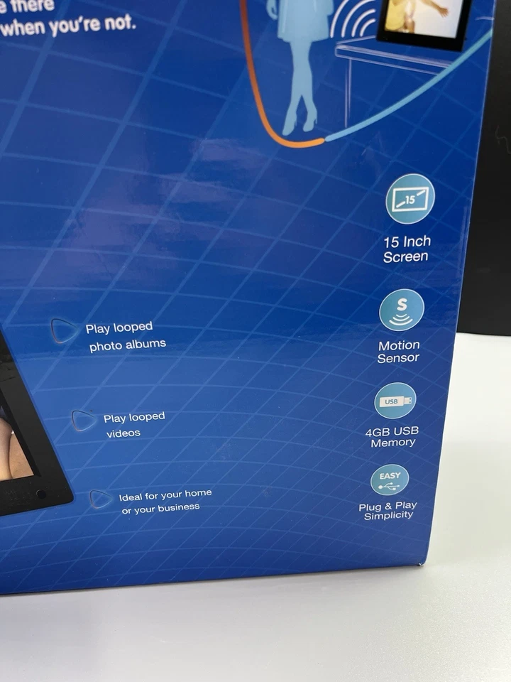 NIX X15C Digital 15" Photo Frame with Power Supply - Brand New - Free Shipping - Image 4 of 4
