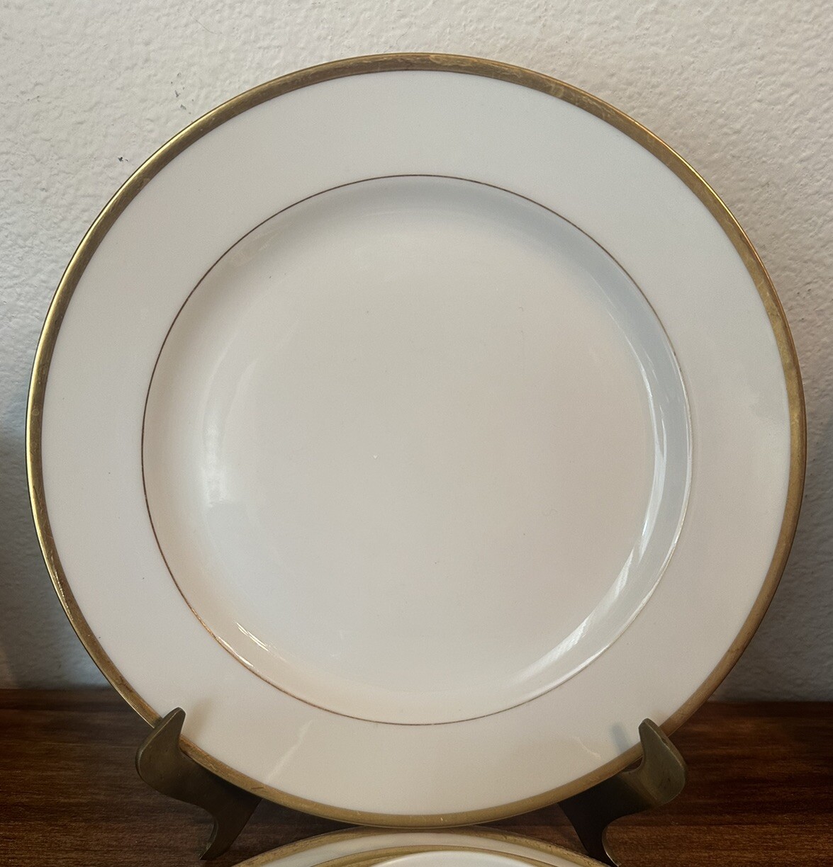 Antique Vintage LIMOGES Haviland Vignaud Gold Rim Porcelain China, LOT of 37 pcs