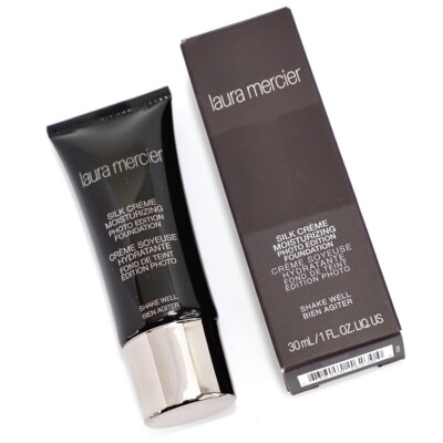 Laura Mercier Silk Creme Moisturizing Foundation ~4W1 Chai~ Full Size [NIB]  Rare