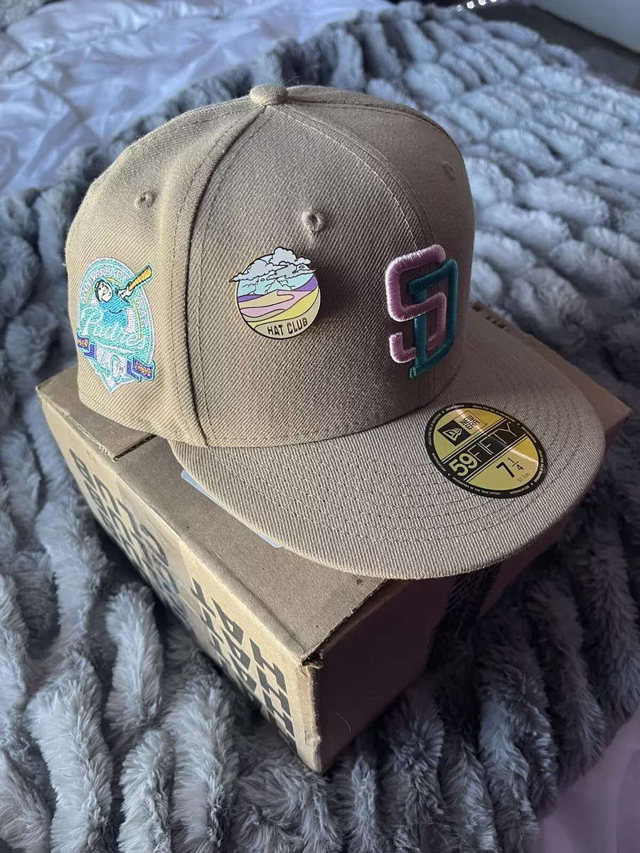 formule Patois Bacteriën New Era 59Fifty Fitted Hat Club Exclusive San Diego Padres Sandstorm 7 1/4  Pink | eBay