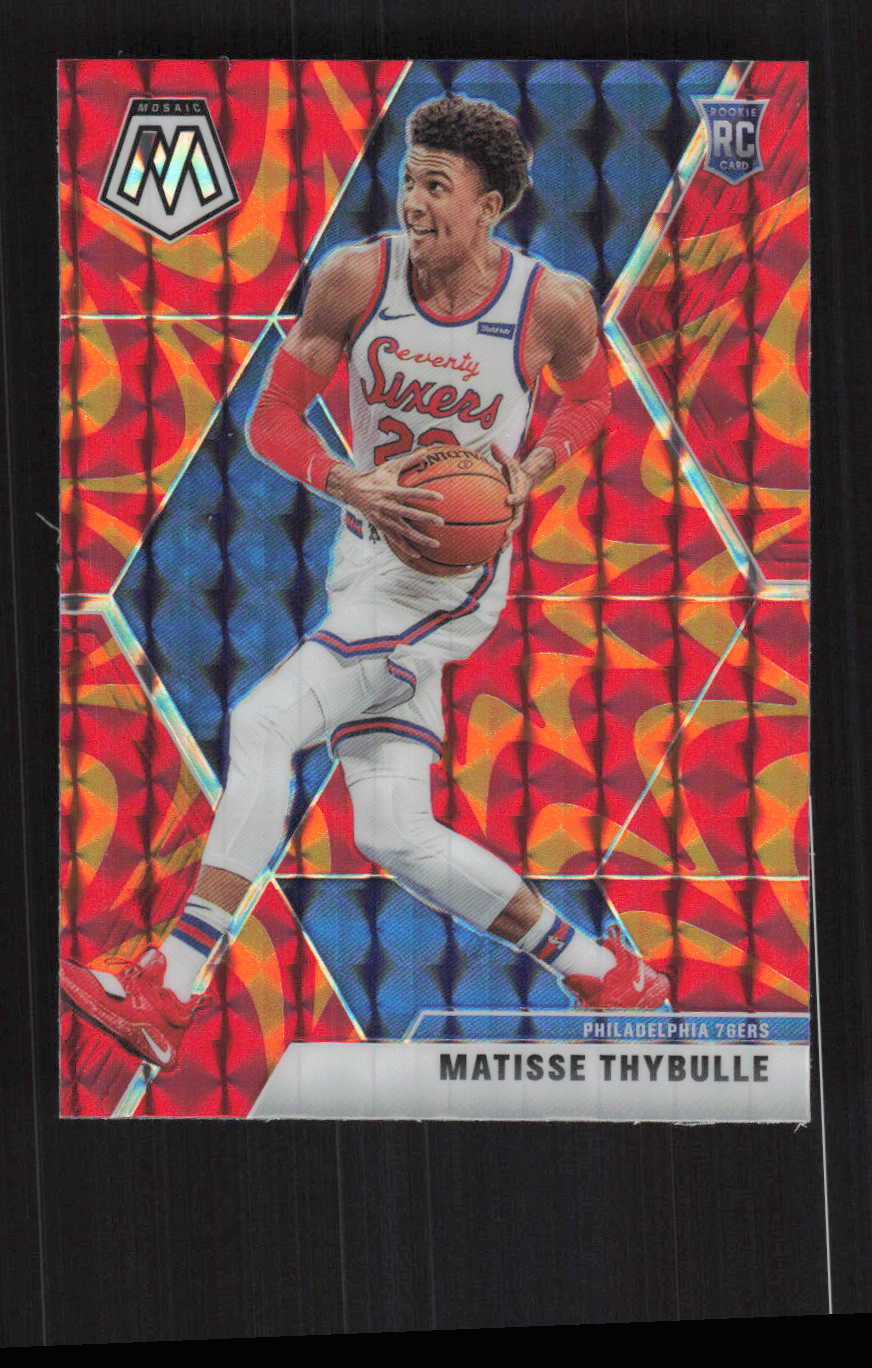 Matisse Thybulle 2019-20 Panini Mosaic Reactive Orange Philadelphia 76ers #245