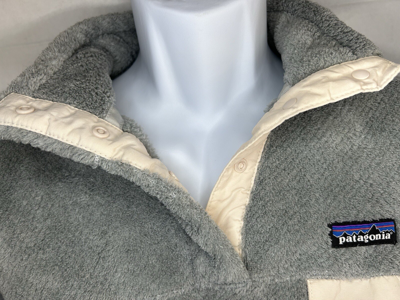 Patagonia Jacket Snap-button Pullover Womens Larg… - image 3