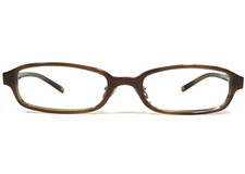 Anne Klein Eyeglasses Frames AK8071 177 Brown Rectangular Full Rim 51-18-135