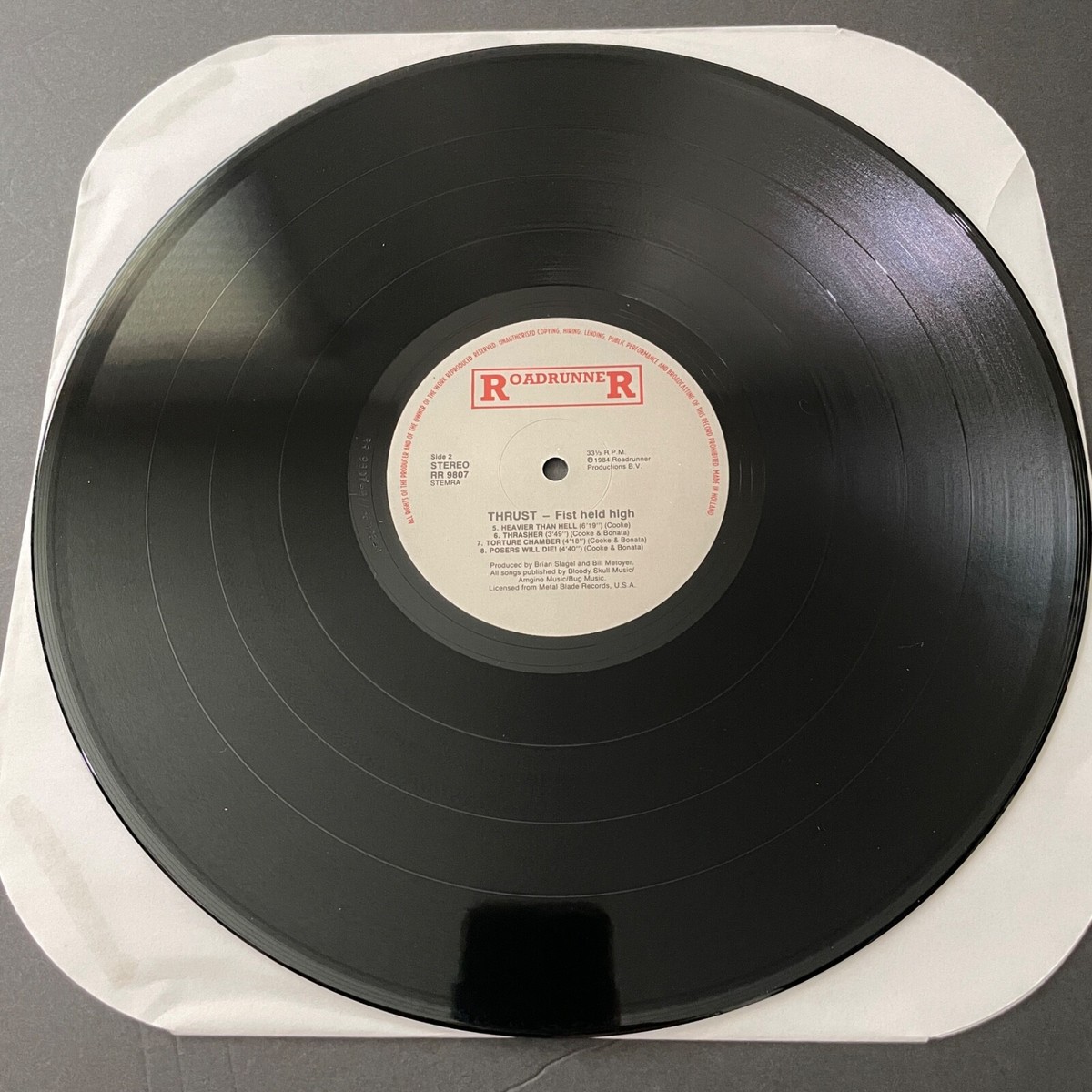 欧LP Thrust Fist Held High (- Mpo) RR9807 ROADRUNNER /00260 Thrust – Fist Held High – Vinyl (Blue, LP, Album + 3 more