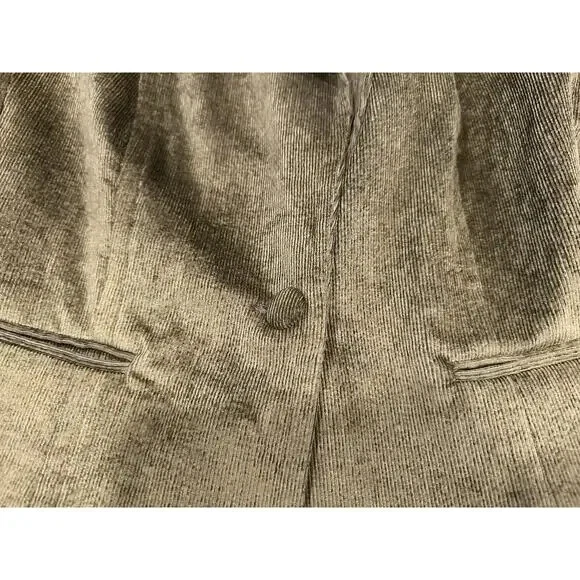 Conjunto Blazer y Pantalón Bill Burns Pana Verde Talla 8 DEFECTUOSO Foto 4 de 4