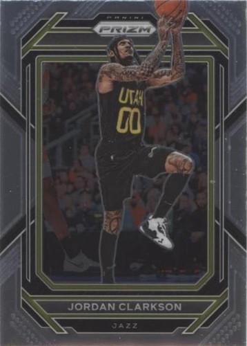 Jordan Clarkson 2021-22 Prizm Blue Yellow Green Choice Prizm SP 