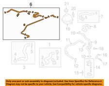 GM OEM 18-19 Equinox,Terrain Cooling Radiator Components-Overflow Hose 84390533