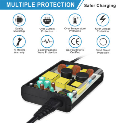 HonzcSR AC/DC Adapter Compatible For Power-TEK SW48-12003500-W SW48-12003500 -WA1 SMPS Charger Power Supply Cord Cable - Foto 5
