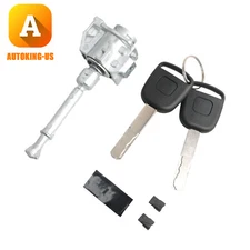 Front Door Lock Cylinder w/ 2 Keys Driver Side Fit for Honda CR-V 2012-2016