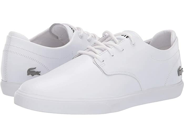 Lacoste Mens Esparre White Leather 