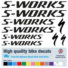 S-Works bike labels / decals / stickers, 5+ years external quality (24 pack)