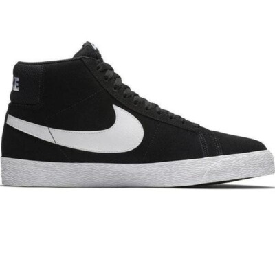 Brand New Mens Nike SB Blazer Mid Black/White