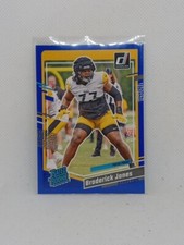 2023 Panini Donruss Football NFL Blue Rated Rookie Broderick Jones #385