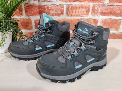 PETER STORM GREY BLUE HIKING BOOTS UK EU 34 PSK