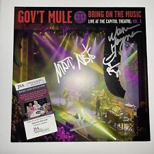 GOV’T Mule Signed Album vinyl Warren Haynes COMPLETE JSA COA GOV’T Mule Signed Album vinyl Warren Haynes COMPLETE JSA COA