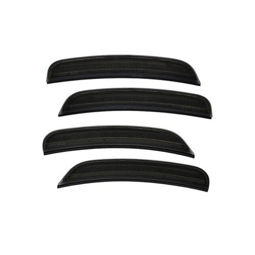 4Pcs Amber+Red Smoked Lens LED Side Marker Lights Lamp For 15-19 Dodge Charger - Picture 2 of 9