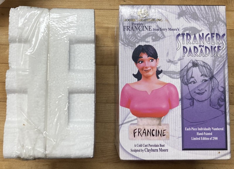 Strangers in Paradise - Francine Mini Bust Statue - Terry Moore #1172/2500 NEW
