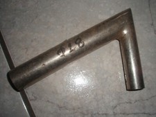 Potence en Vé vélo ancien old bicycle saddle stem alte fahrrad sattle   Ø28mm