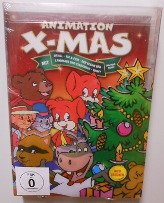 Weihnachten DVD Animation X-Mas Fix & Foxi Der kleine Bär Urmel u.v.a. #T333