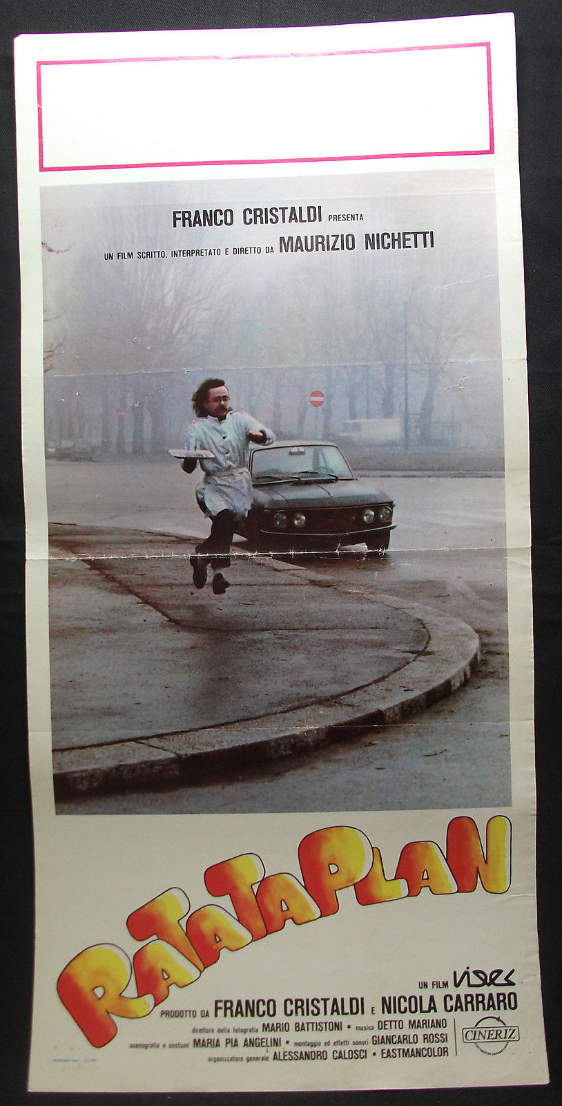 Locandina originale film Ratataplan (1979) - Regia di Maurizio Nichetti