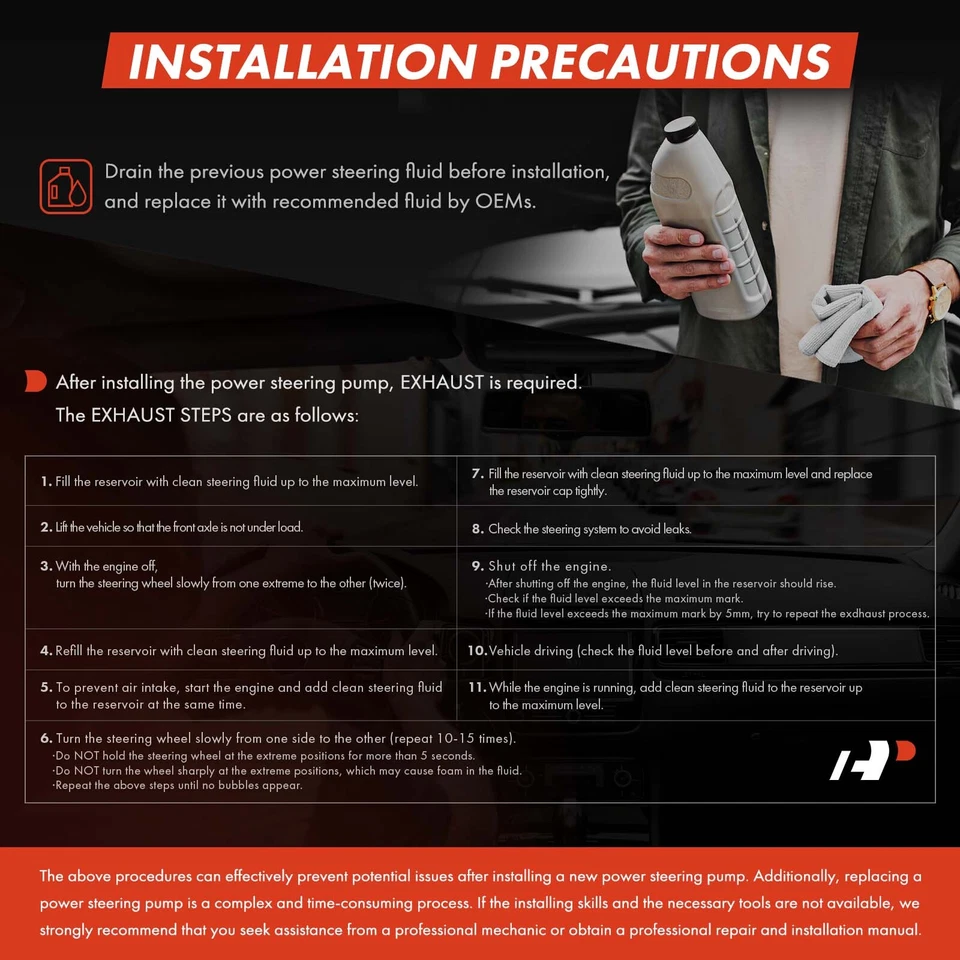 Bomba de dirección asistida para Ford Bronco 1972-1977 Mustang Granada Maverick Maverick Foto 2 de 4