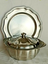 ZUPPIERA CON VASSOIO - acciaio Calderoni 18/10