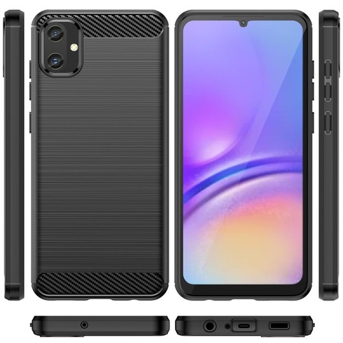 Coque pour Samsung Galaxy A05 - Coque résistante antichoc en fibre de carbone TPU - Photo 2 sur 10