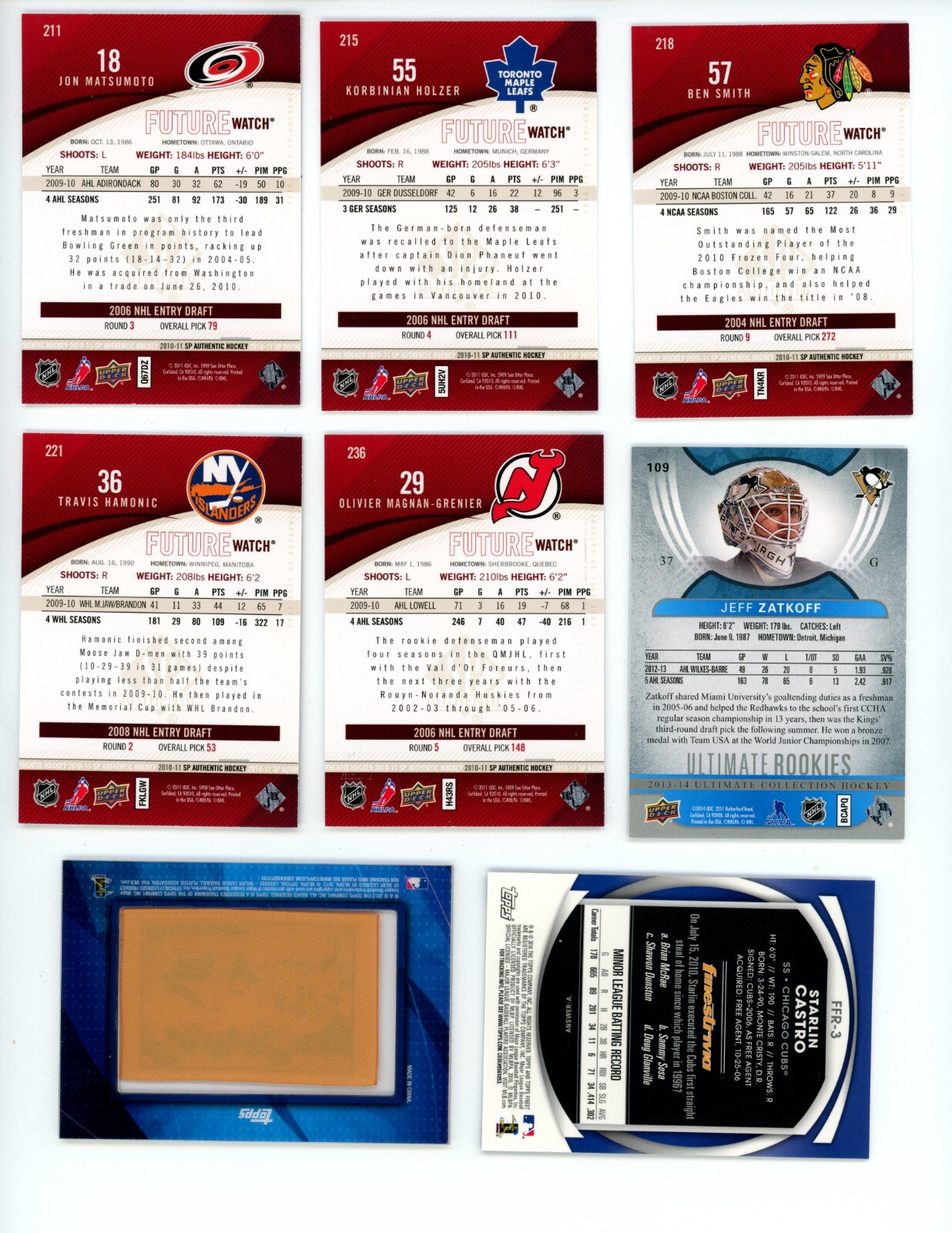 2010-11 SP Authentic Future Watch Oliver Magnan-Grenier 136/999 #236