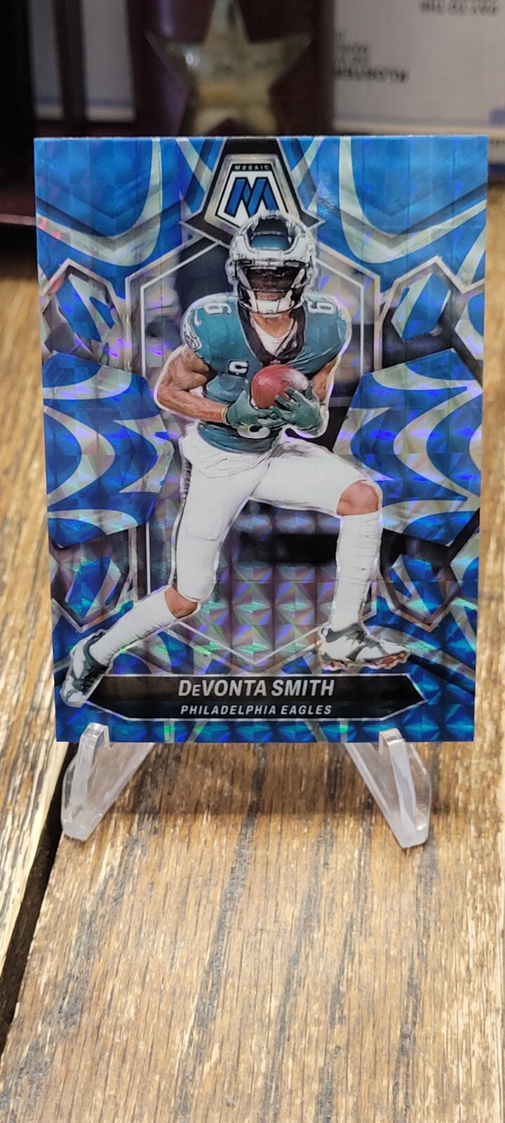 2024 MOSAIC BLUE REACTIVE DEVONTA SMITH #179 Philadelphia Eagles
