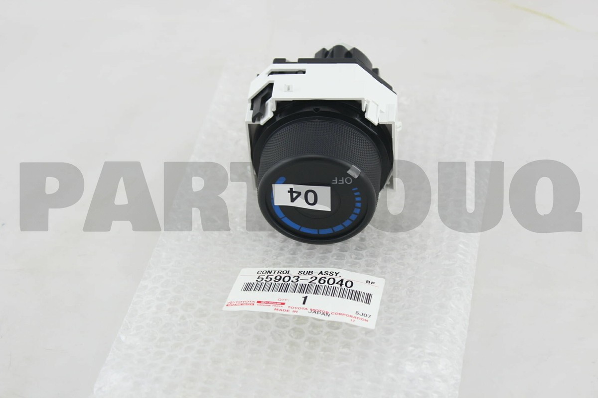5590326040 Genuine Toyota KNOB, HEATER CONTROL, NO.2 55903