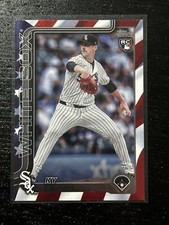 2025 Topps Series 1 American Flag/Independence Day Ky Bush / 76 White Sox RC SSP