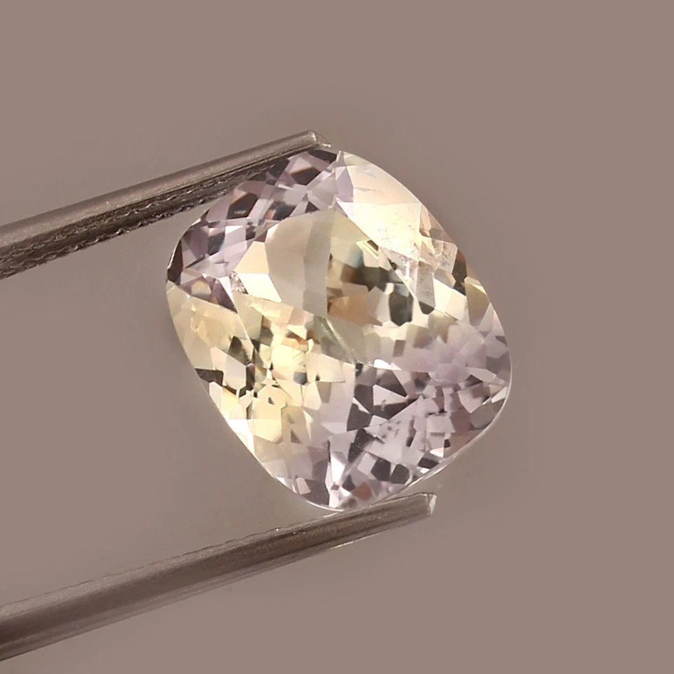 Piedra preciosa suelta corte cojín zafiro bicolor Ceilán natural grado AAA de 7,90 quilates Foto 2 de 3