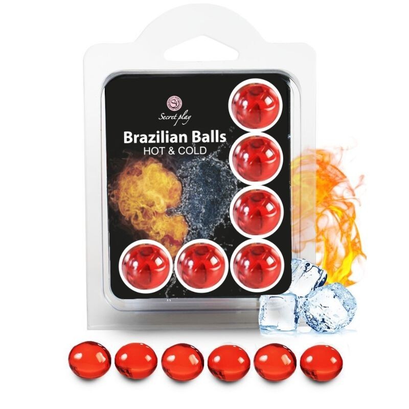 SECRETPLAY SET 6 BRAZILIAN BALLS EFECTO FRIO Y CALOR ENVÍO DISCRETO 24H