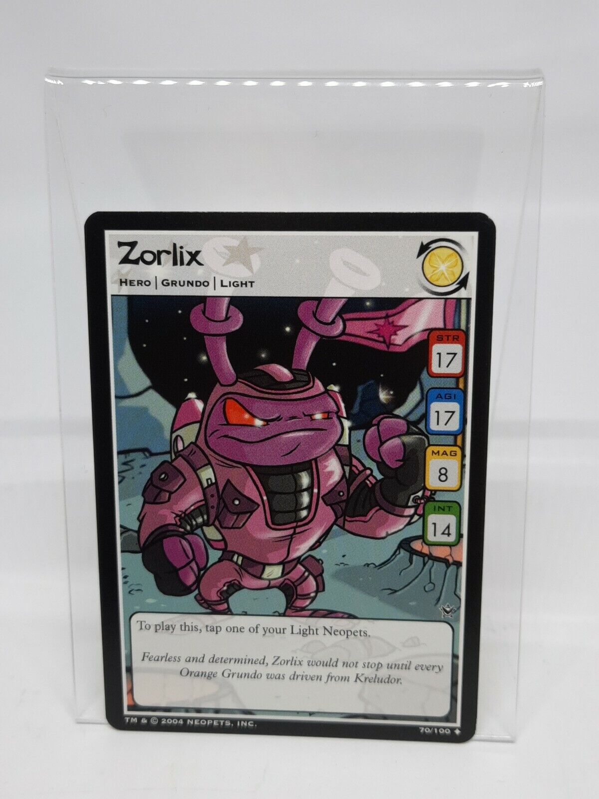 Neopets TCG # 70/100 Zorlix Return of Dr. Sloth Single Card WOTC