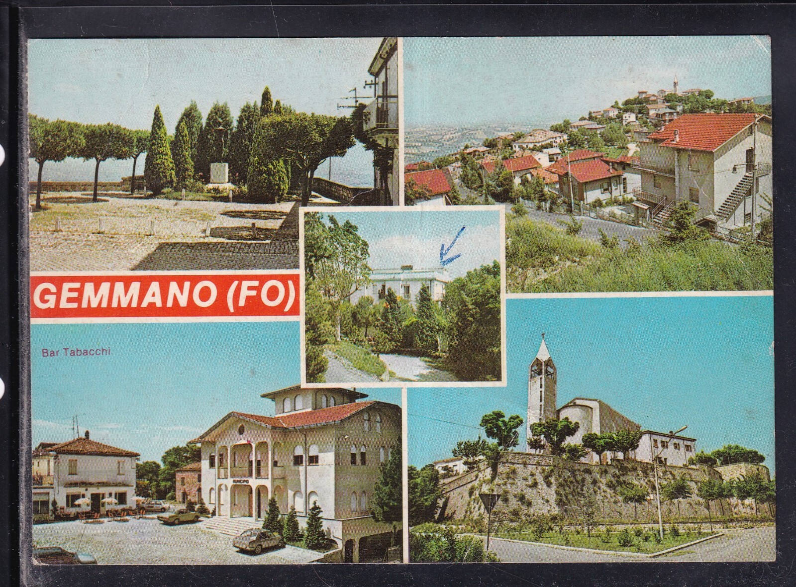 Cartolina Gemmano VEDUTINE HH1203