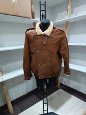 BROTHERS GALLOTTI SHEARLING sheep used PRE-OWNED men brown size L XXR163L