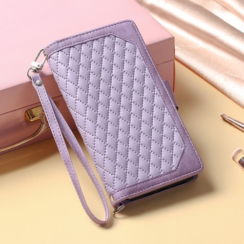 Funda protectora imán de cuero para móvil Samsung Galaxy Flip Case Wallet - Imagen 16 de 29