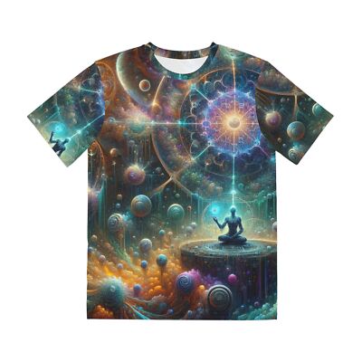 All Over Print T Shirt Fractalized Cosmic Creation Surreal DMT Trip Mind Blowing
