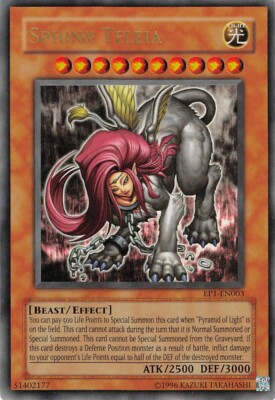 Yugioh TCG - Sphinx Teleia EP1 EN003 -  NSC