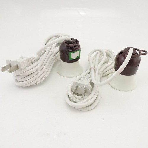 2.4M 4M E27 AC Power Cord extension Cable on/off Switch Led Lamp Bulb Bases - Picture 5 of 6