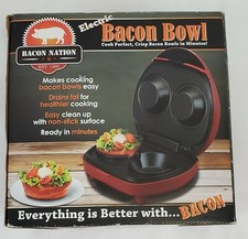 Bacon Bowl Maker Cooks in Minutes Bacon Nation also Cooks Other Items