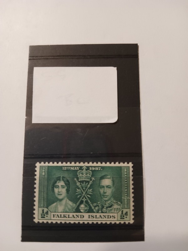 FALKLAND ISLAND STAMP 1937 SCOTT #81 MHR OG